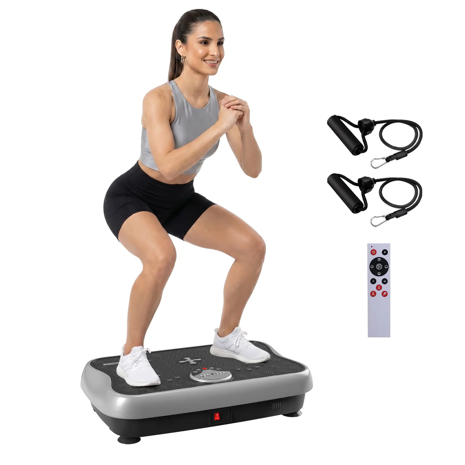HopHorse Vibration Plate Luck Cross Clover Exercise Machine Vibration Plate Whole Body Fitness Platform for  Gyms Home Workout  Home Gym Equipment with 4 vibration plate exercise machine  Shaker Workout Equipment for Women Men Home tiktokshopbacktoschool