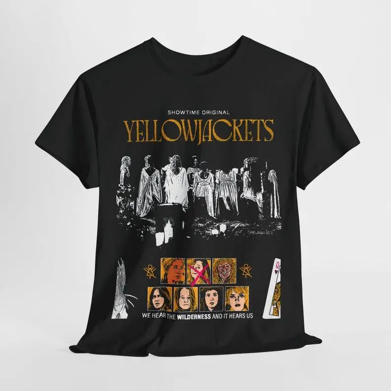 [Sale Up to 50%] Aesthetic Vintage Yellowjackets Movie Streetwear Classic Graphic Unisex Short Sleeve T-shirt For Men, For Women