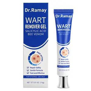Salicylic Acid 17% Wart Remover Gel, Common & Plantar Wart Treatment, Fast-Drying Formula for External Use, 0.5 Oz (15g)