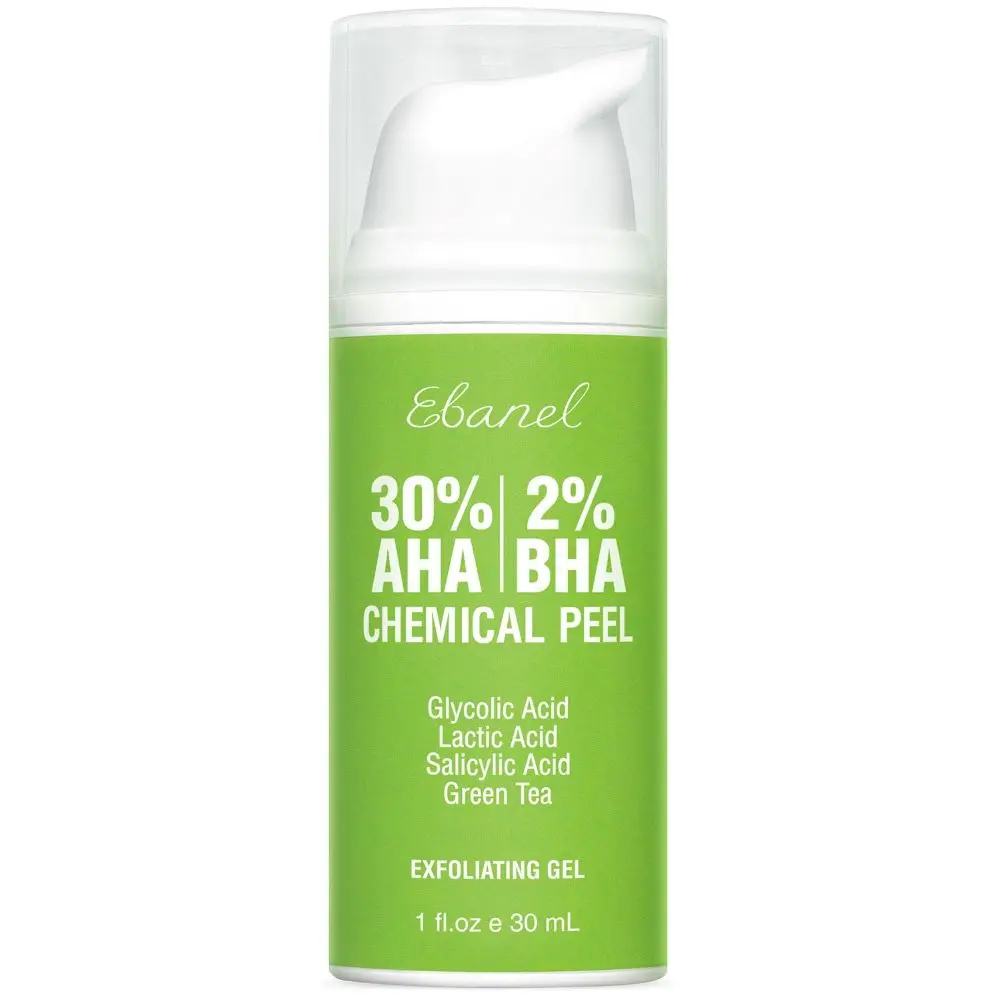 Ebanel AHA BHA Chemical Peel, With Glycolic, Salicylic & Lactic Acid Gel Ebanel AHA BHA Chemical Peel, With Glycolic, Salicylic & Lactic Acid Gel