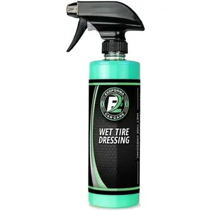 Wet Tire Dressing Spray - Extremely High Shine Tire Dressing for That Wet Look - No Sling, Non-  Formula with UV Protection - Easy to Apply, Minimal Cure Time - 16 fl oz