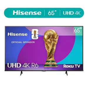 Hisense 65" Class 4K UHD LCD Roku Smart TV HDR R6 Series packs incredible details into a 4K Ultra High Definition picture
