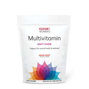 GNC Women's Ultra Mega Multivitamin Soft Chews, Mixed Fruit, 60 Chews