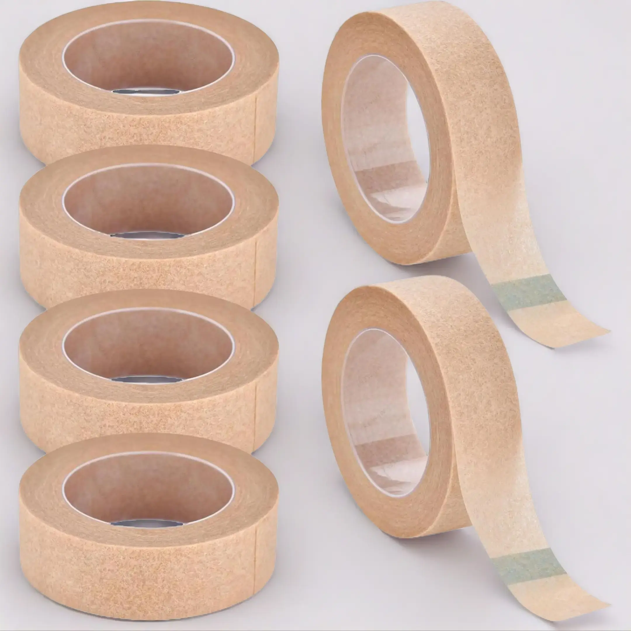 6 Rolls Nose Tape for Rhinoplasty Shaping, Micropore Tape, Paper Tape Medical Sensitive Skin, Flexible Surgical Bandages, First Aid Bandages for Wound Injuries Swelling (0.5 in x 10 yds)