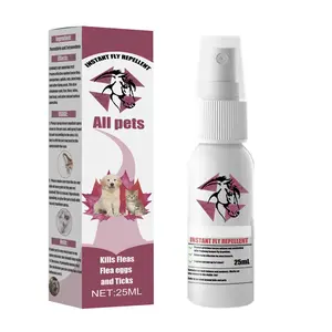 Pet deworming agent - Flea repellent for cats and dogs - External itch-relieving spray for cats and dogs