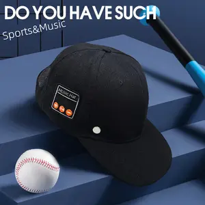 Unisex Compact Bluetooth Hat with Integrated Headphones - Adjustable, Anti-UV, Cool Airflow Sports Cap, Hats for Women for Travel, Seaside Party, Anti-Uv Hats