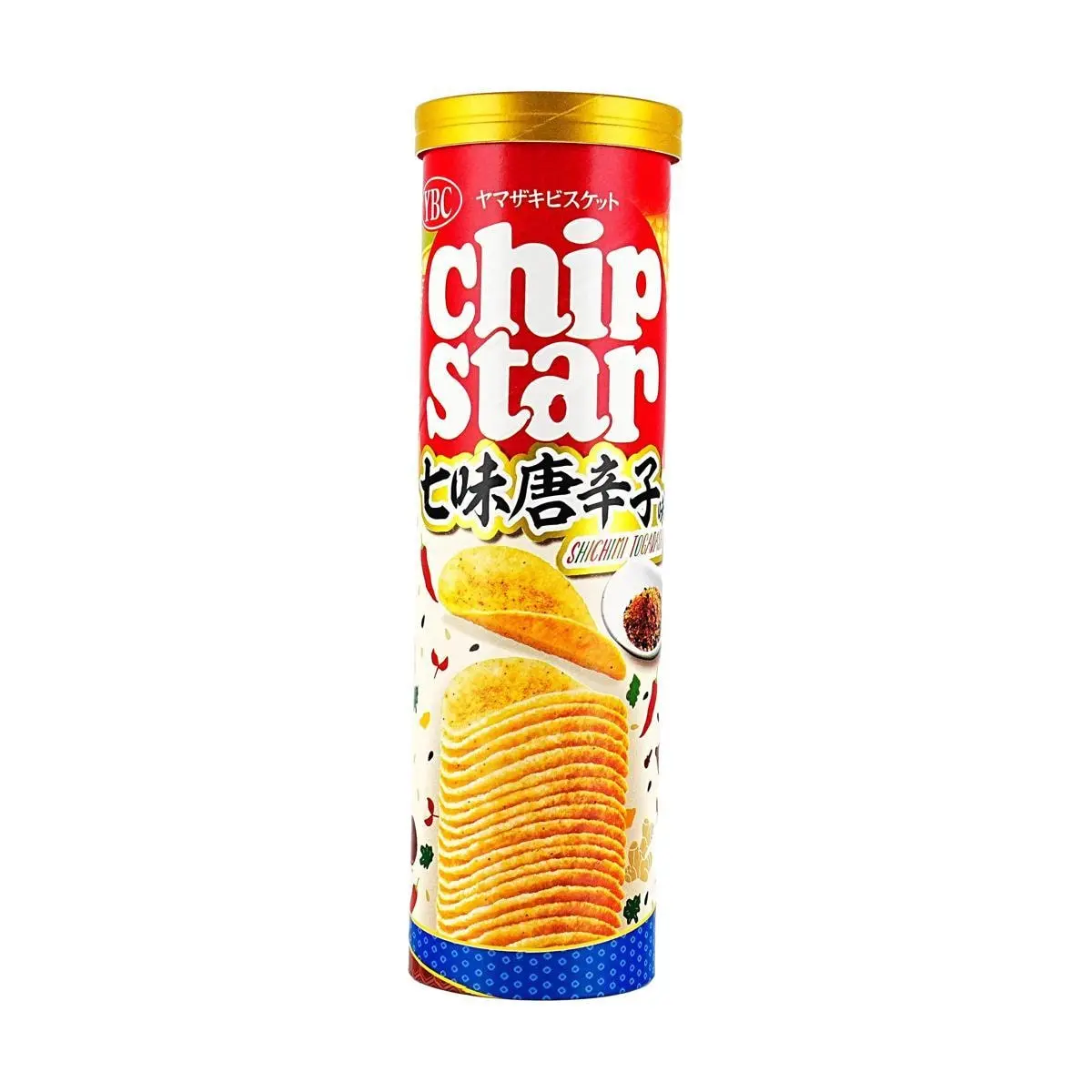YBC Yamazaki Seven Spice Chili Potato Chips 105g - Authentic Japanese Snack, Savory & Spicy Flavor