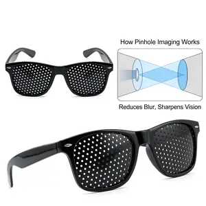 Pinhole Vision Correction Glasses for Men and Women - Clear Vision Guaranteed Modern Bifocals Eyeglass Sunglasses