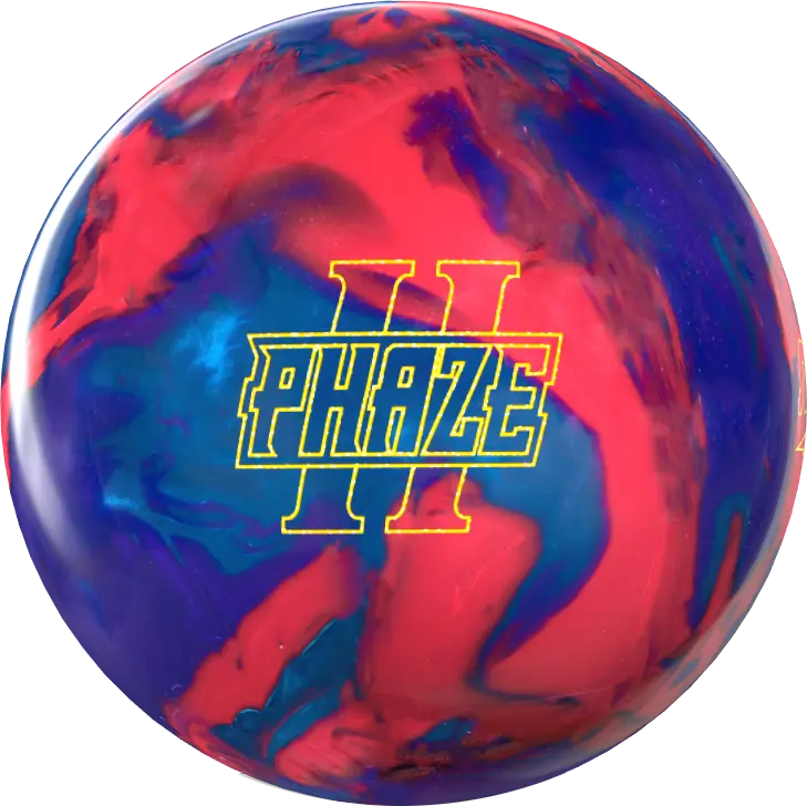 Storm Phaze II Pearl Bowling Ball - Red/Blue/Purple, 12-16lbs, Reactive Performance Ball with Pearl Form & TX-25 Cover