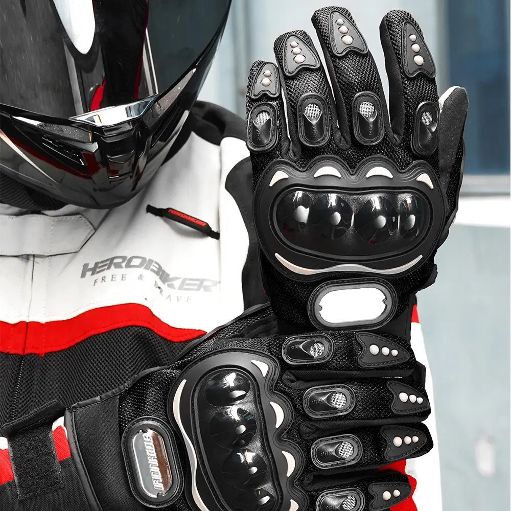 Motorcycle Gloves Touch Screen Breathable Full Finger Gloves Outdoor Sports Racing Riding Accessories For Men Women Size M-XXL