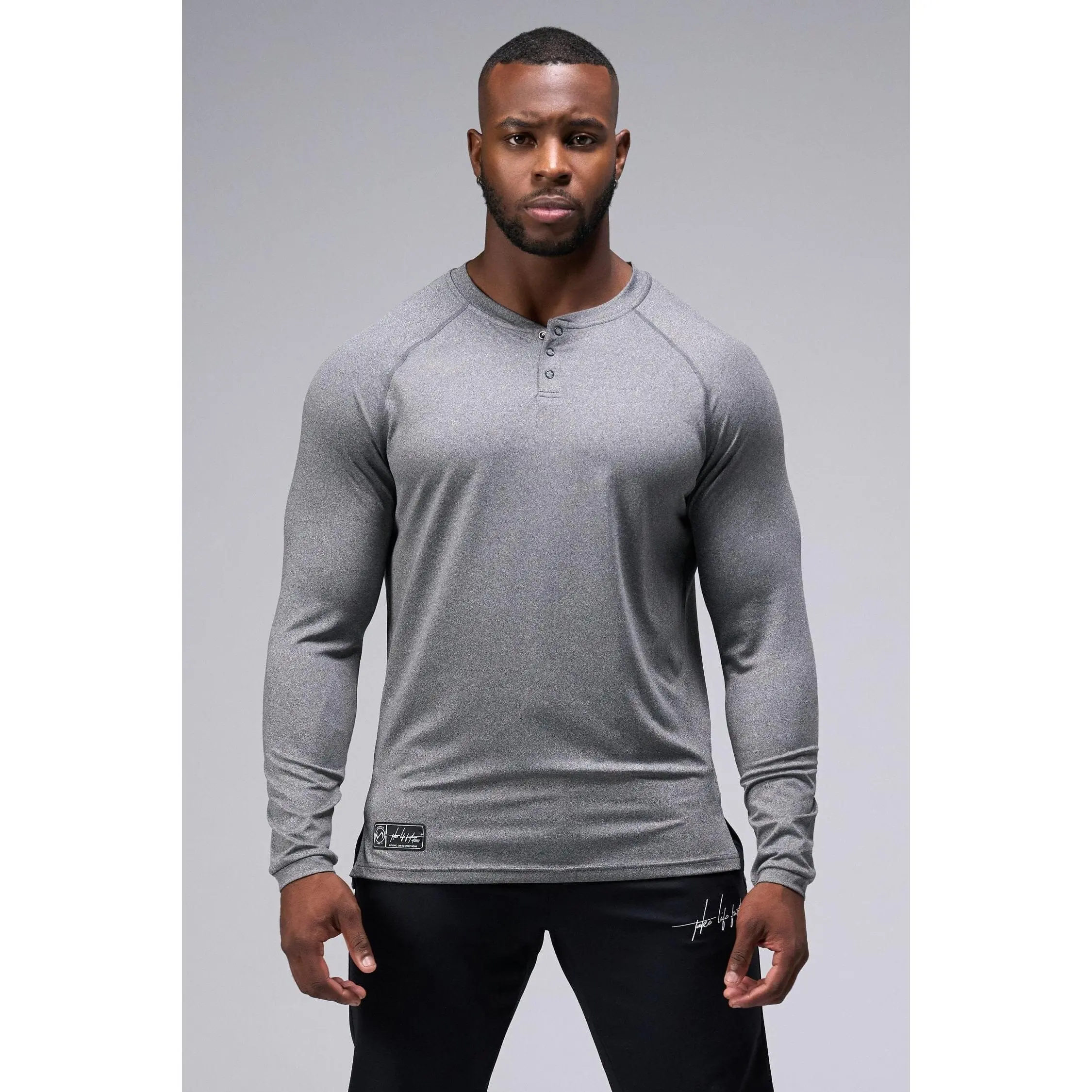 GTS Fitted Henley Long Sleeve