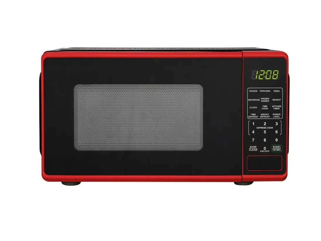 Countertop Microwave Oven, 0.7 cu ft, 700 W, Red Countertop Microwave Oven, 0.7 cu ft, 700 W, Red