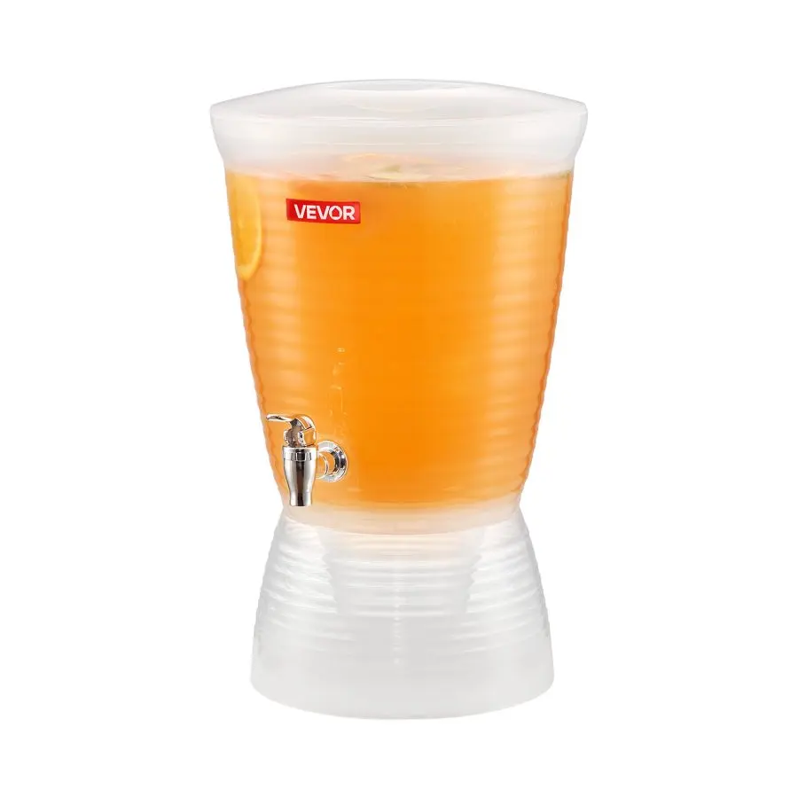 VEVOR Beverage Dispenser, 2 Gallon Drink Dispensers for Parties, Glass Juice Dispenser with Stainless Steel Spigot, Iced Tea Lemonade Juice Water Dispenser, for Restaurants, Hotels, PartiesVEVOR Super Brand Day