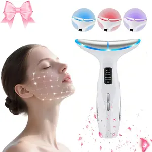 New neck and facial beauty device, neck vibration function, firming and wrinkle removing home beauty device, suitable for holiday gifts, Wrinkle Removal Firming