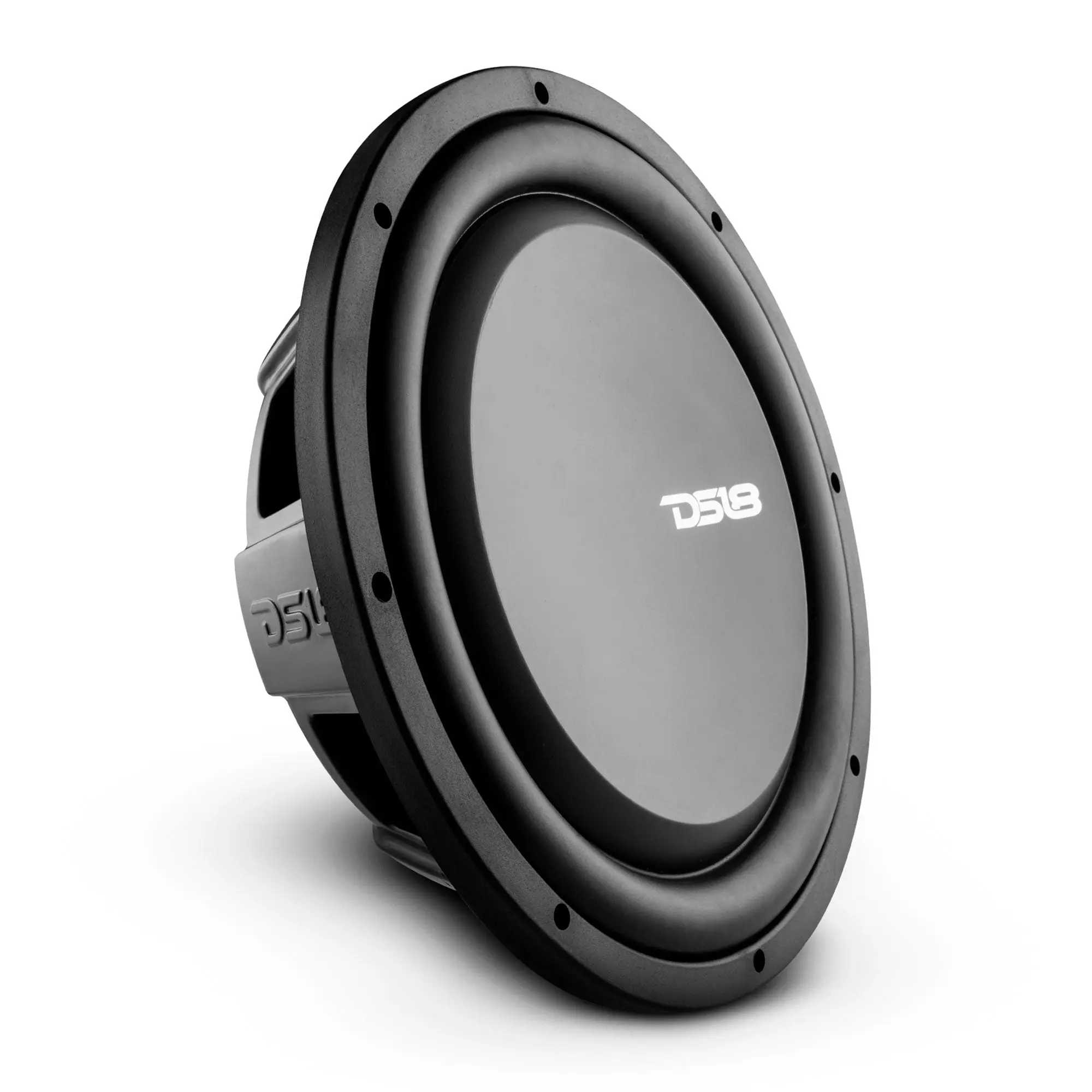 DS18 12" PS Shallow-Mount Water-Resistant Subwoofer - 600W RMS DVC 2-Ohm Subwoofer Bass for Car Audio Systems