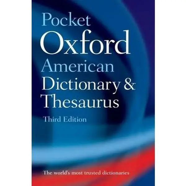 USED Book - Pocket Oxford American Dictionary and Thesaurus by Oxford Languages (Paperback) - english