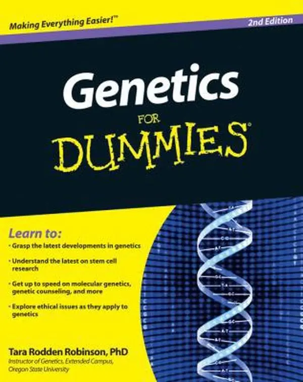USED Book - Genetics for Dummies by Robinson, Tara Rodden (Paperback) - english