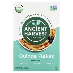 Ancient Harvest Organic & Gluten Free Hot Cereal, Quinoa Flakes, 12 oz (340 g)