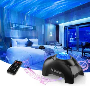 Aurora Projector Northern Light,Galaxy Star Projector Night Light with Bluetooth Speaker, Remote,White Noise and Timer,Gifts for Adults Kids for Room Party Decor