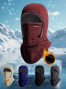 1pcs Winter Warm One Piece Hat, Balaclava Hat, Neck Mask Ear Protection One Piece, Windproof Face Mask, Style Fits Face, Thick Material,No Air Leakage, Suitable for Winter Cycling, Running, Skiing, Fishing, Outdoor Sports and Work, Unisex