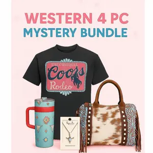 Western Mystery Bundle Box- Western Handbag, Tumbler, Tee, and Accessory