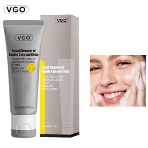 Facial Cleanser of Double Care and Effets Cleansing Daily facial skin care product