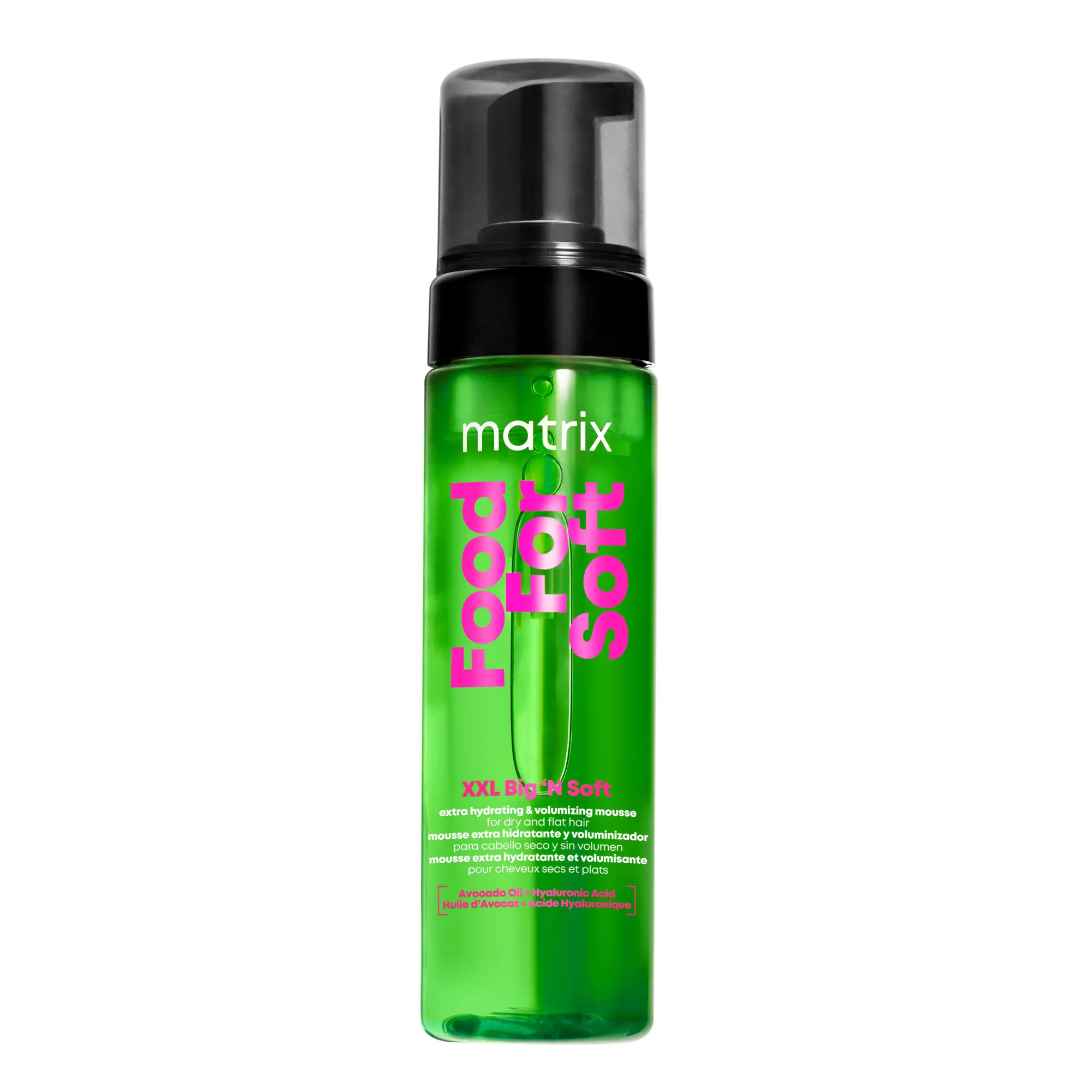 Food For Soft XXL Big 'N Soft Extra Volumizing Hydrating Mousse | Non-Crunchy Hair Mousse | For All Hair Types | Vegan Haircare
