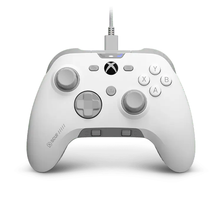 SCUF Valor Wired XBOX Controller (White) - Console Gaming Accessories with 4 Customizable Rear Paddles, Endurance TMR Thumbsticks, Audio Control System