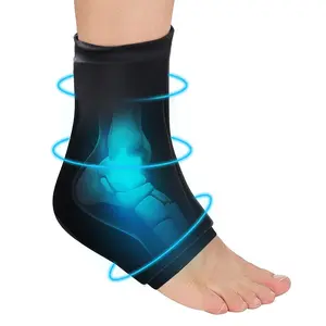 Gel Foot Care Healthcare Gel Ice Pack Ankle Ice Bag Cold Hot Compress Bag for Relieving Swelling and Pain with Fixing Straps Reusable Joint Ice Pack Compression