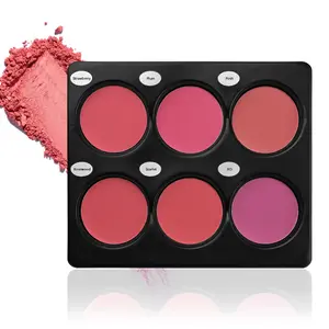 Multicolor Matte Blush Powder Palette, Cheeks Face Nature Finish Waterproof Face Makeup, Cosmetics Products, Makeup Beauty Cosmetics