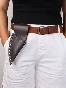 1PC Medieval Viking Knight PU Leather Scabbard Pirate Sword Holster Dagger Bag For Halloween Knight Costume Cosplay Party Costume Accessory