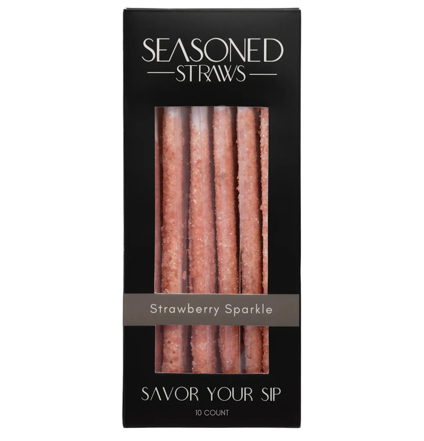 Strawberrry Sparkle Seasoned Straws Drink Accessory