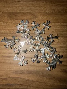 Silver Keychain Cross