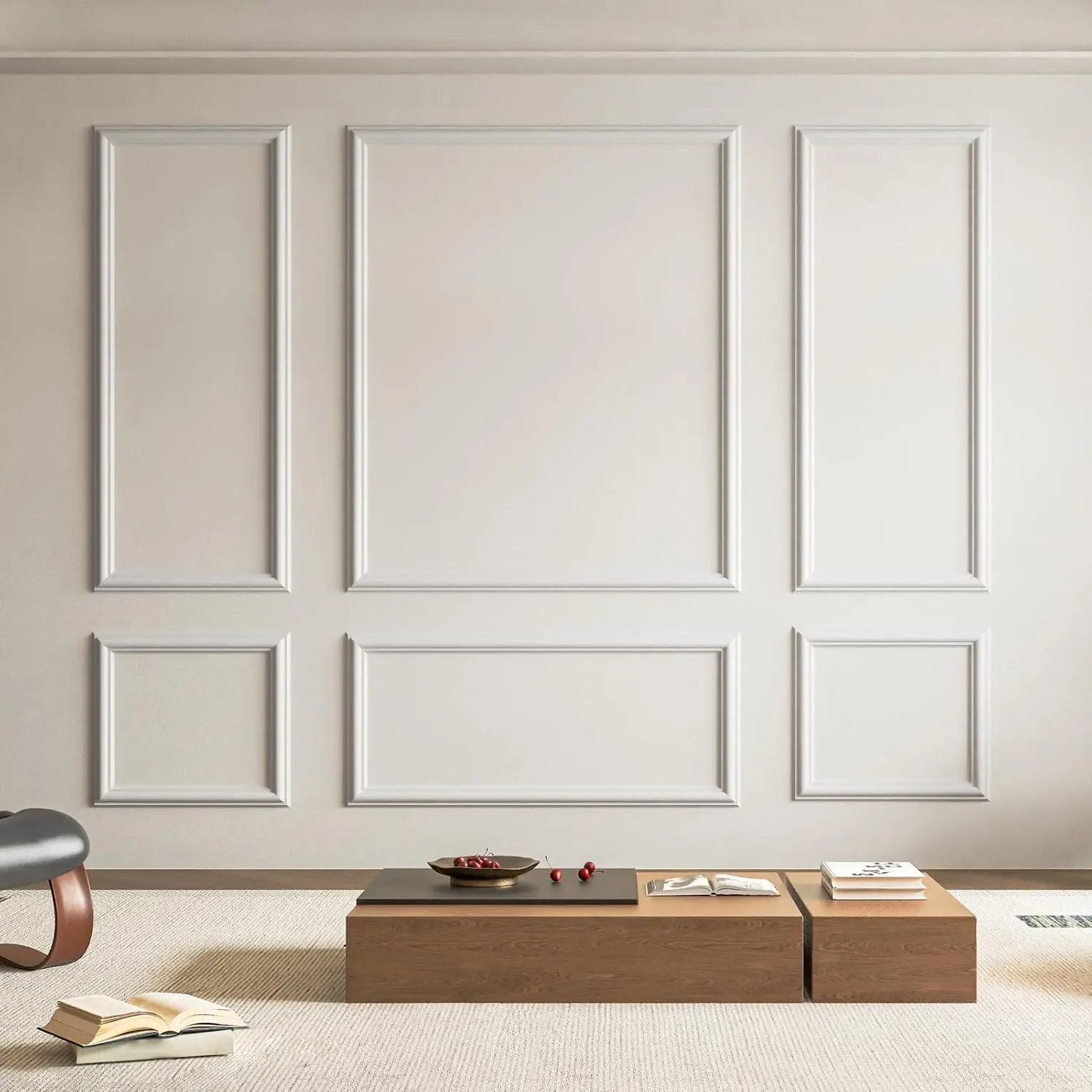 Transform Your Walls with Art3d Pre-Cut Wainscoting Wall Molding Kit Set of 6