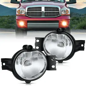 2002 2003 2004 2005 2006 2007 2008 Dodge Ram 1500; 2003 2004 2005 2006 2007 2008 2009 Ram 2500 3500; 2004 Durango 2nd Generation 2005 2006 Durango Fog Lights Assembly 9006 55W bulbs Truck Automotive, Replacement
