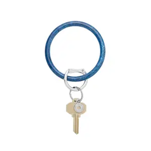 OVENTURE Mind Blowing Blue Resin Big O® Key Ring - Ultra-Durable & Lightweight Kawaii Keychain with Patented Locking Clasp for Easy Access