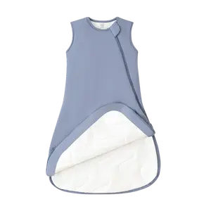 PurComfy Supersoft Bamboo Baby Sleep Sack 0.5/1.0/2.5 TOG, Premium Bamboo Viscose 2-Way Zipper Sleeping Bag,Cooling Sleepwear for 0-15 Months, Cozy NewBorn Wearable Blanket