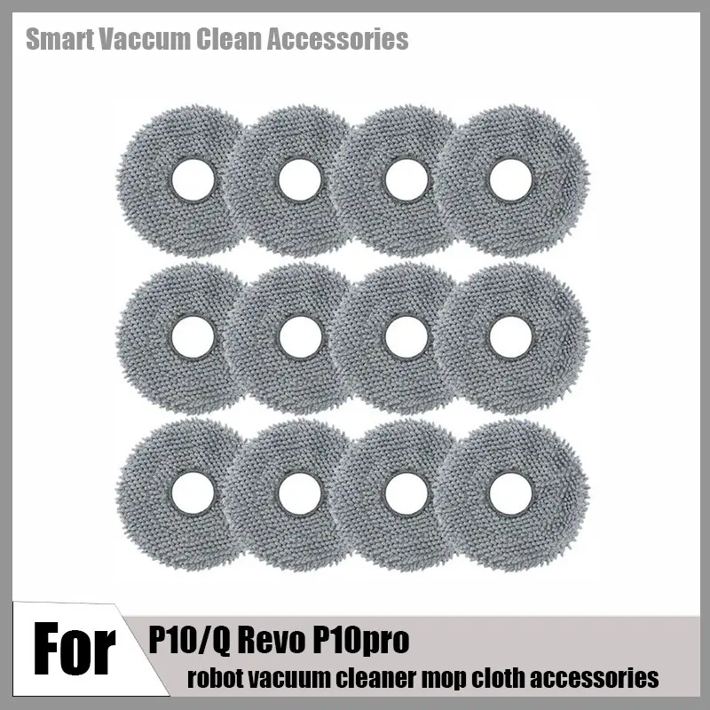 Compatible Roborock P10 Q Revo P10 Pro Vacuum Cleaner Mop Parts, Essential Home Accessories for Efficient Cleaning, Durable Replacement Components