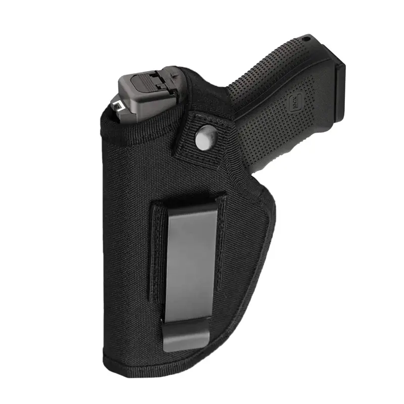 Multifunctional Concealed Carry Holster Gun holster - Suitable for Left and Right Hands, Unisex Compact and Subcompact Firearms, Adjustable, Black 1000D Nylon  Cam with  finger release metal clip optic ready  leg holster iwb kydex holster MOS G universal