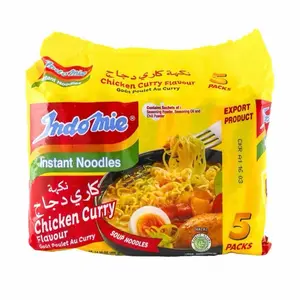 Indomie Mi Goreng Migoreng Instant Stir Fry Noodles, Chicken Curry Flavor, 5 Packs, 14.1oz
