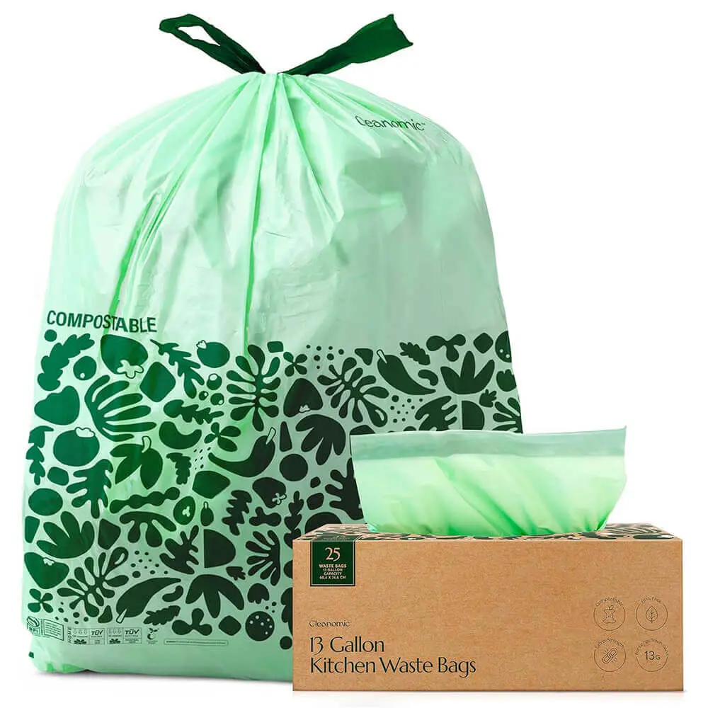 Compostable 13-Gallon Trash Bags Compostable 13-Gallon Trash Bags