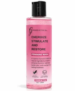 Premium Yoni Feminine Wash – pH Balance Minty Feminine Wash – Natural Ingredients Feminine Care Daily Wash Great for Odor, Discharge, Dryness, BV – 8oz Bottle