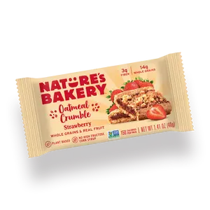 Oatmeal Crumble Strawberry Bars 6 Count (Single Pack) Carton