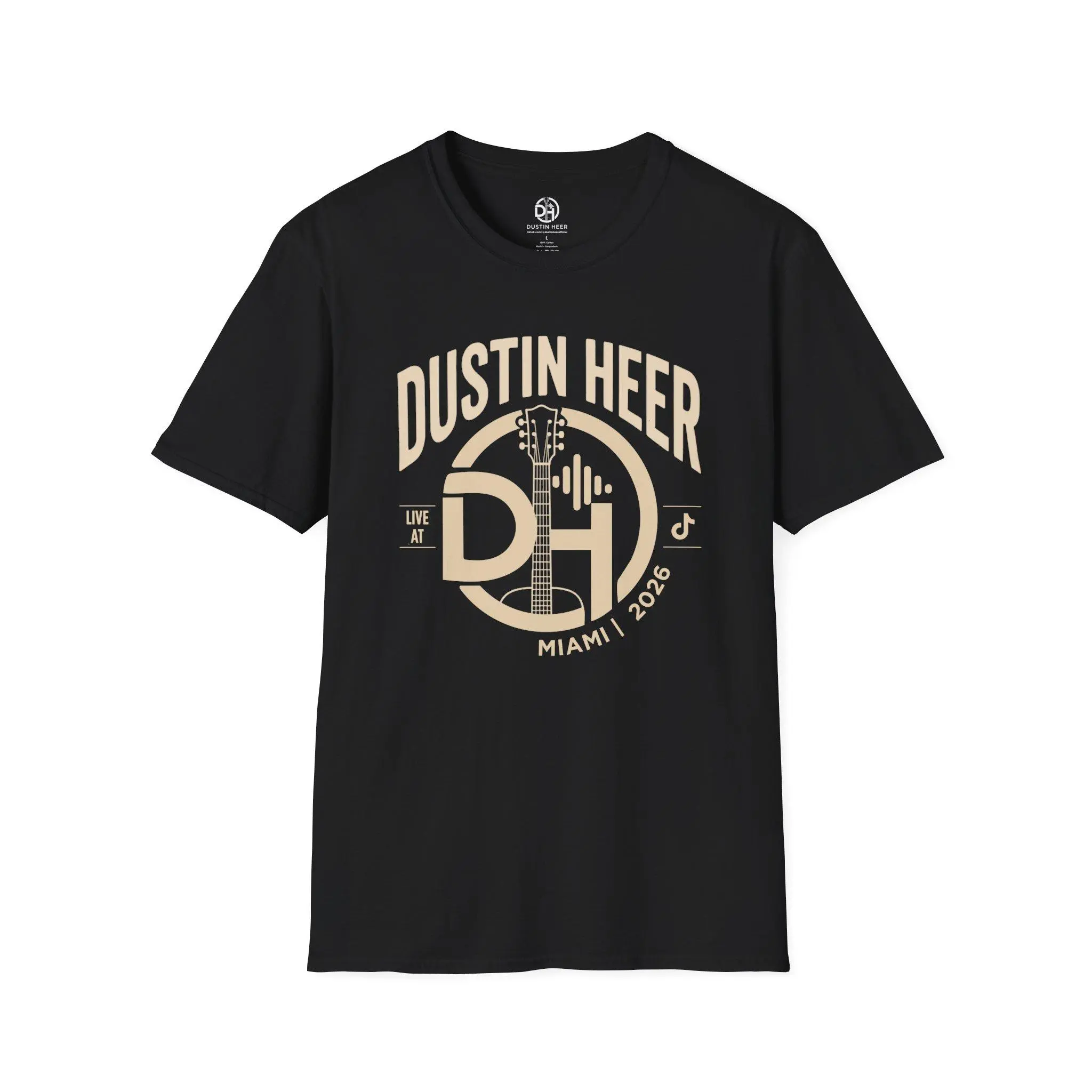 Dustin Heer Monogram Miami 2026 One Side Tee, Sweatshirt, Hoodie | LIMITED EDITION