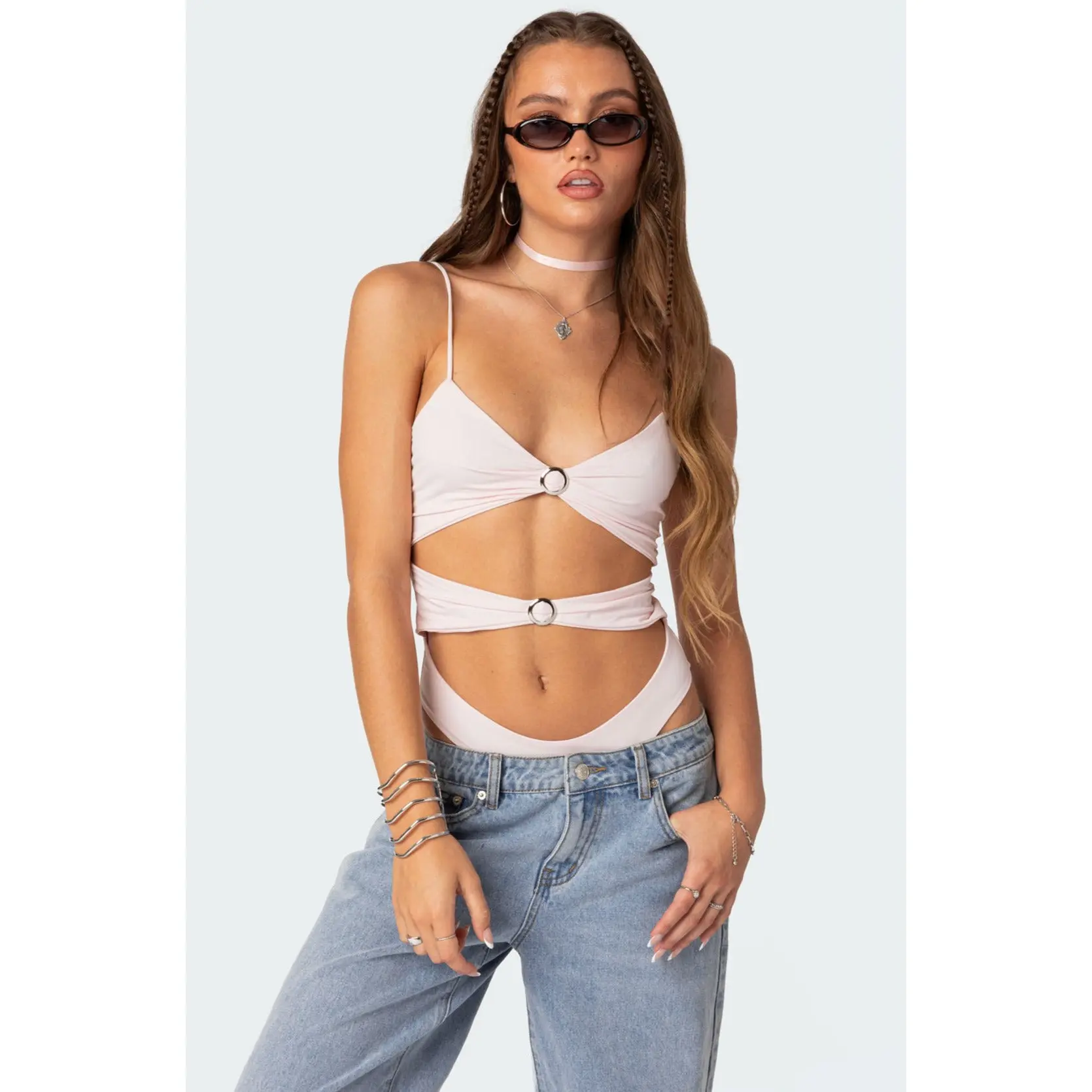 Amethyst Cut Out Bodysuit