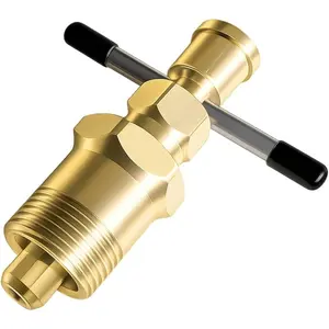 Pipe Olive Remover Puller Tool, -Resistant Compression Sleeve Puller for Brass Pipe with Diameters of NPT 1/2" & 3/4", Plumber Compression Ring Ferrule