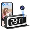 2K Smart Digital Clock Camera - Room Gadget, Full-Color Night Vision, Dual-Band Wi-Fi (2.4GHz & 5GHz), 2-Way Audio, Privacy Mode, 24/7 Monitoring, 24/7 Home Watch, Cloud Storage, Wireless, Built-In Mic, Micro SD Card & Battery Compatibility