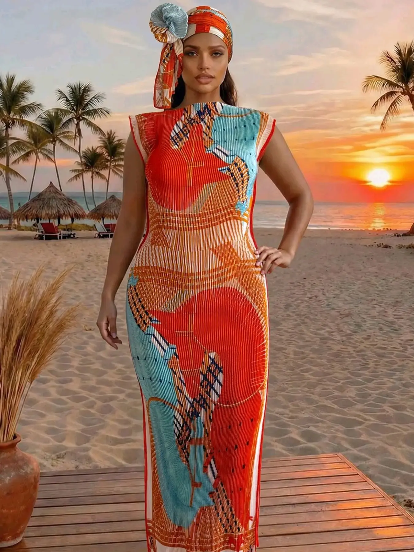 shein boho dresses Bloemen Volledig geprint Jurk Knoop Geribd The Vibrant Yellow Color And Floral Pattern Make It Perfect For Any Summer Or Fall Event Casual Shein Boho Dresses White