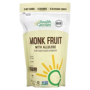Health Garden Monk Fruit Allulose Sweetener 1 lb bag Pure Allulose Keto Sweetener Keto Sweetener