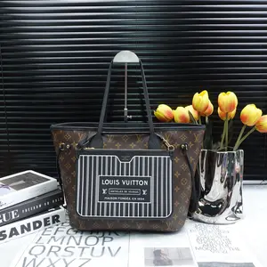 Pre-owned Louis Vuitton Coated Canvas Shoulder Bags Neverfull Inside Out Monogram Shoulder Bag T10207556